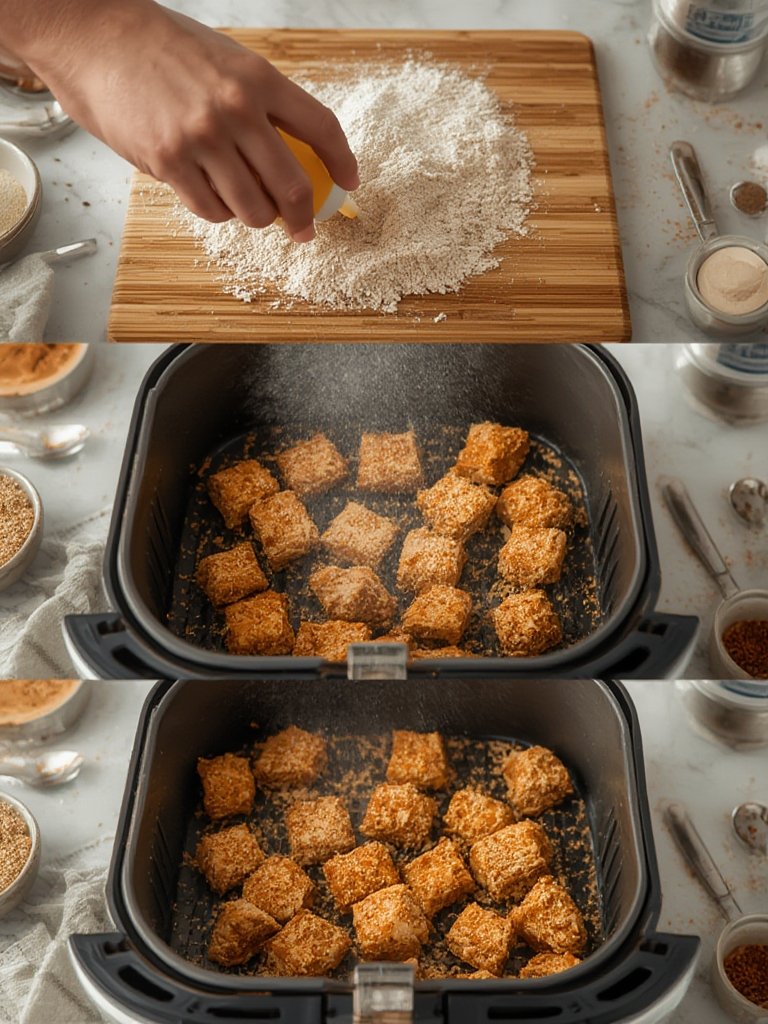 air fryer chicken bites - Illustration 2