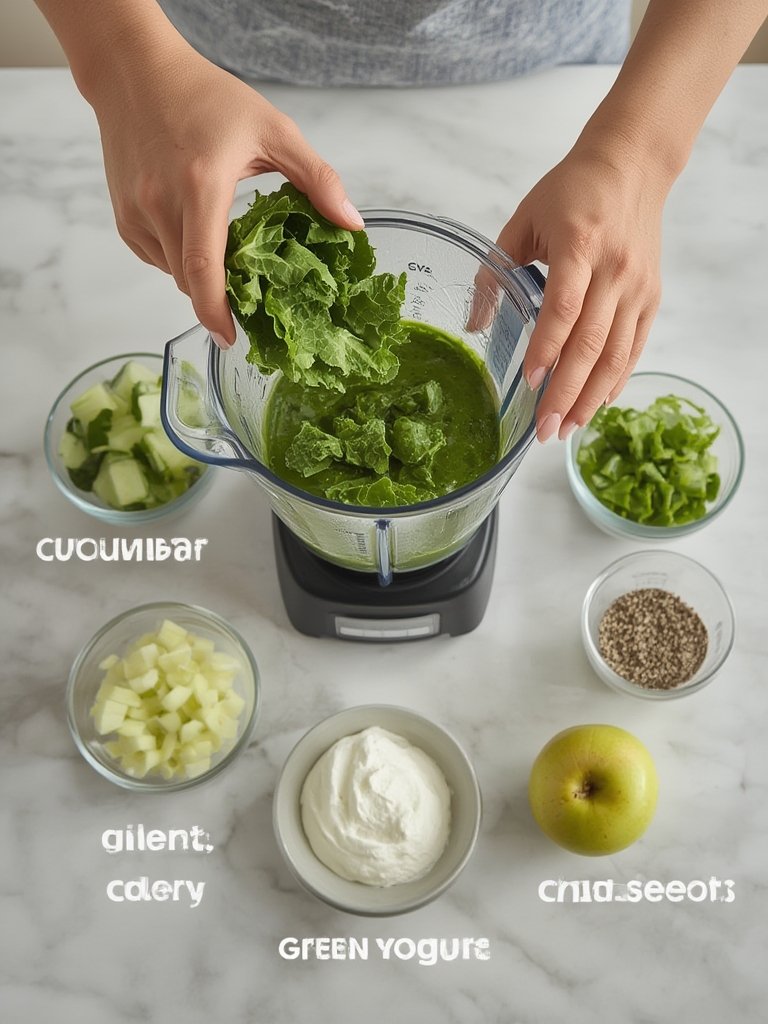 green detox smoothie - Illustration 2