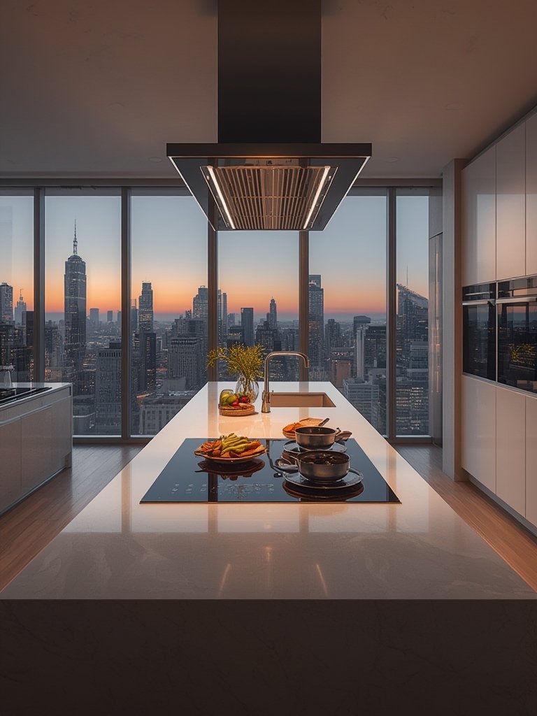 induction cooktop with built-in extraction - Illustration 3