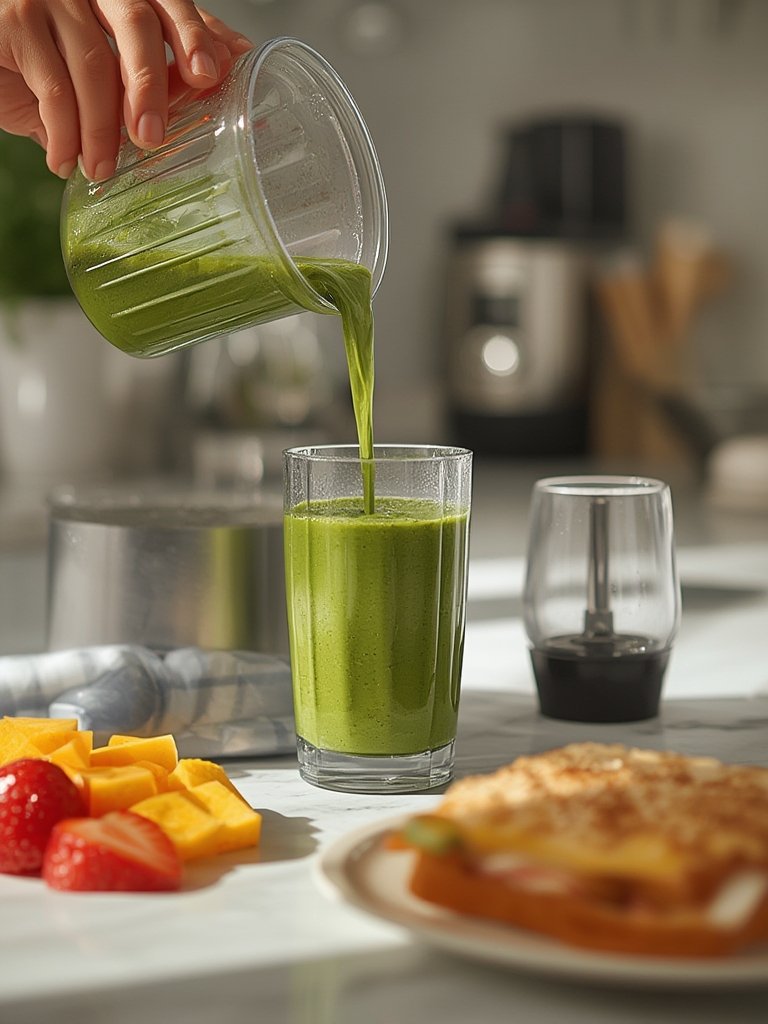 blender set in action