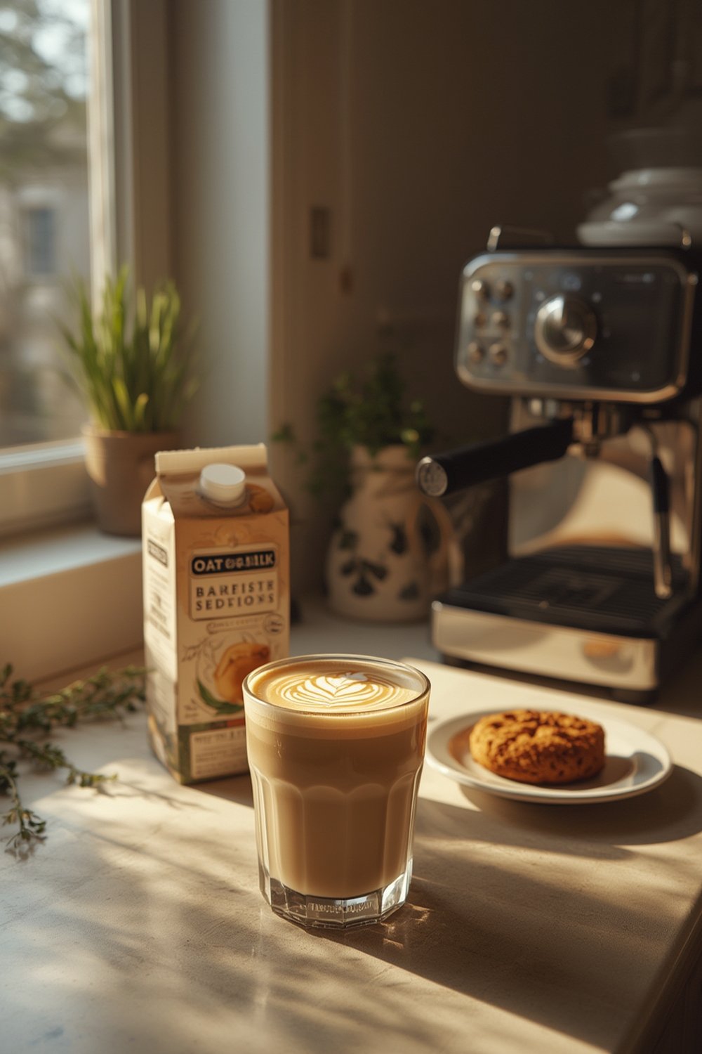 oat milk latte - Illustration 1