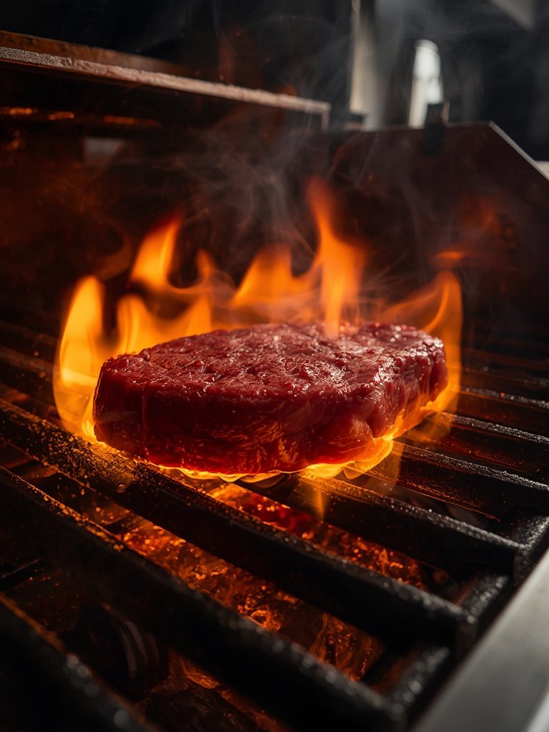 4-Burner Propane Gas BBQ Grill with Side Burner, 46,500 BTU Output Stainless Steel Barbecue Grill with Enameled Cast Iron Grates and Side Tables - Illustration 2