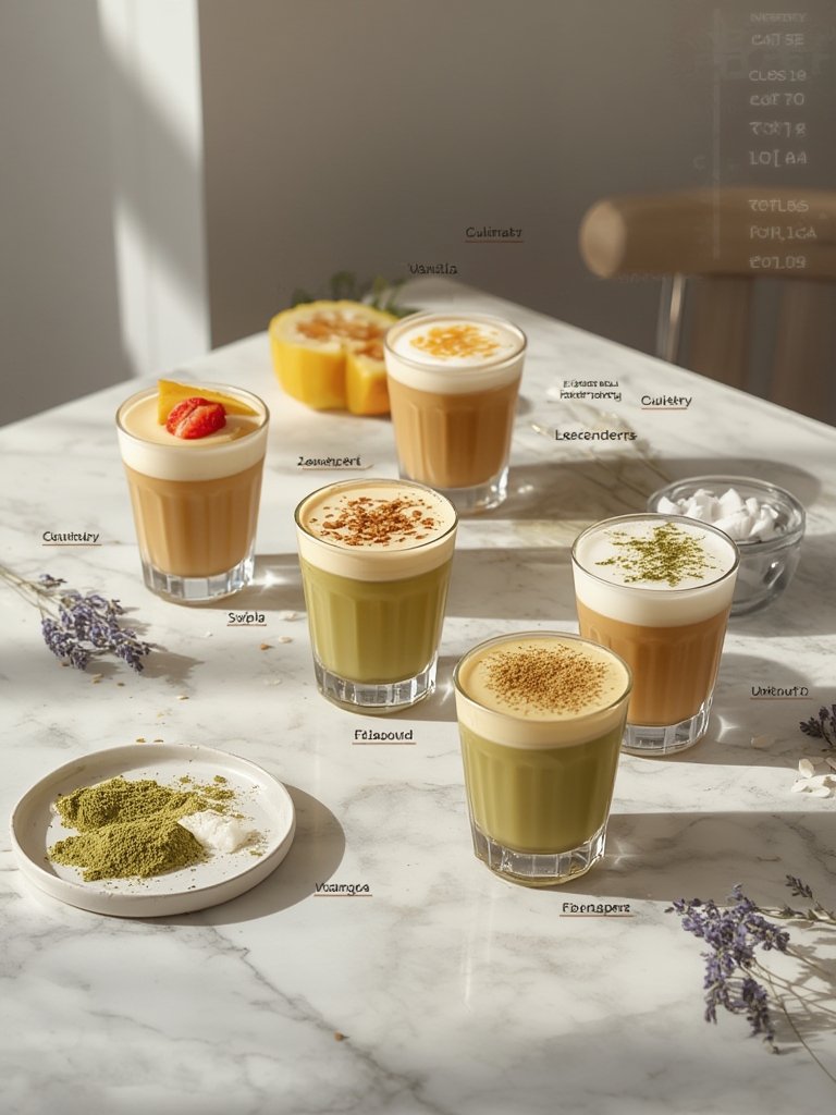 Different matcha latte - Illustration 3