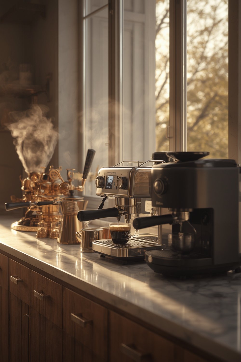 The evolution of coffee machines over the years - Illustration 1