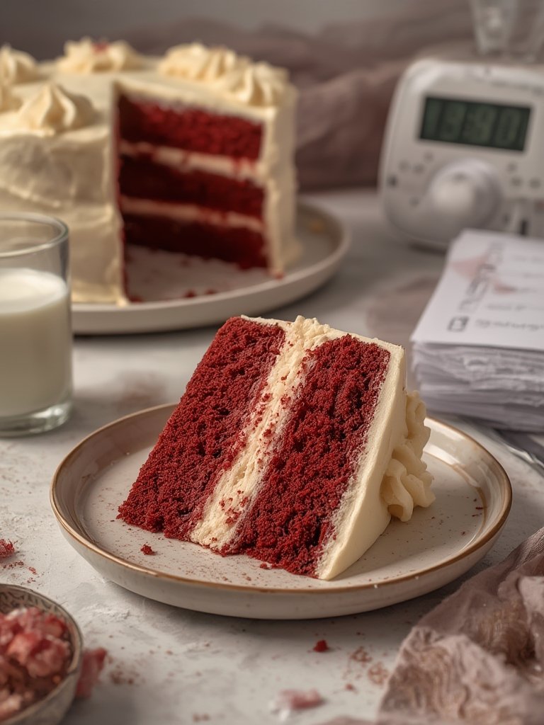 red velvet cake - Illustration 3