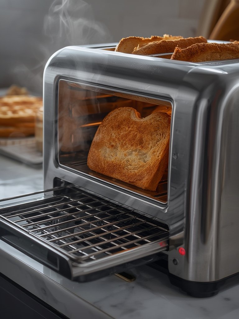 touch toaster in action